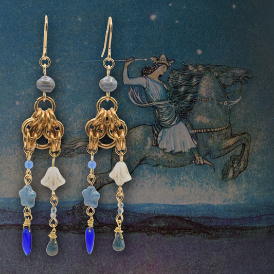 Riding in the Moonlight Earrings