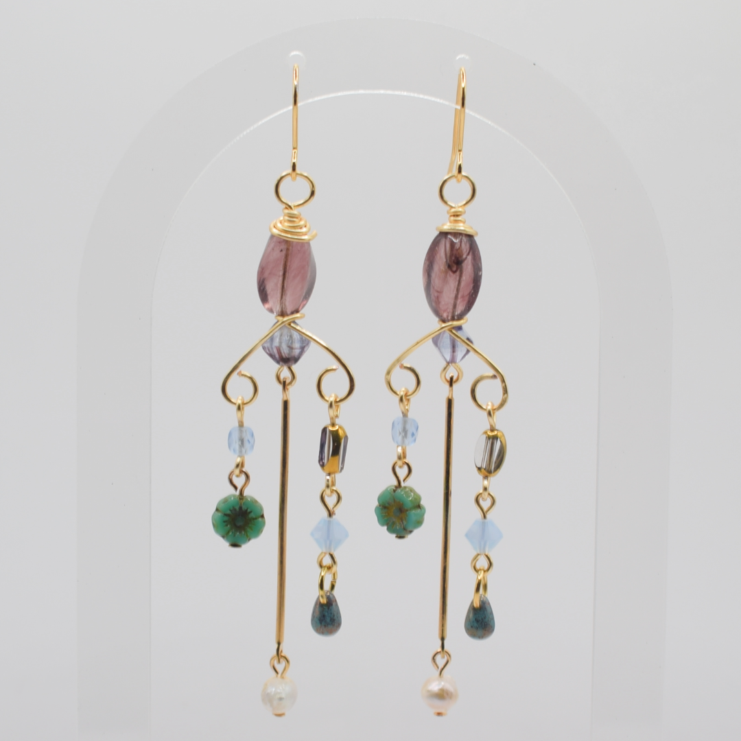 The Golden Key Earrings